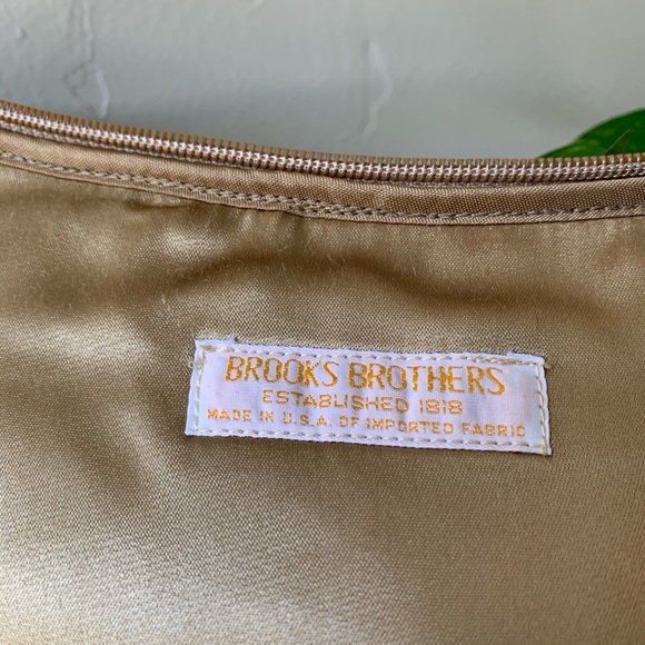 Tan wool and green silk coat/ coat lining - Picture 5 of 6